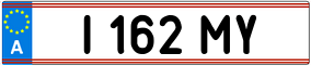 Truck License Plate